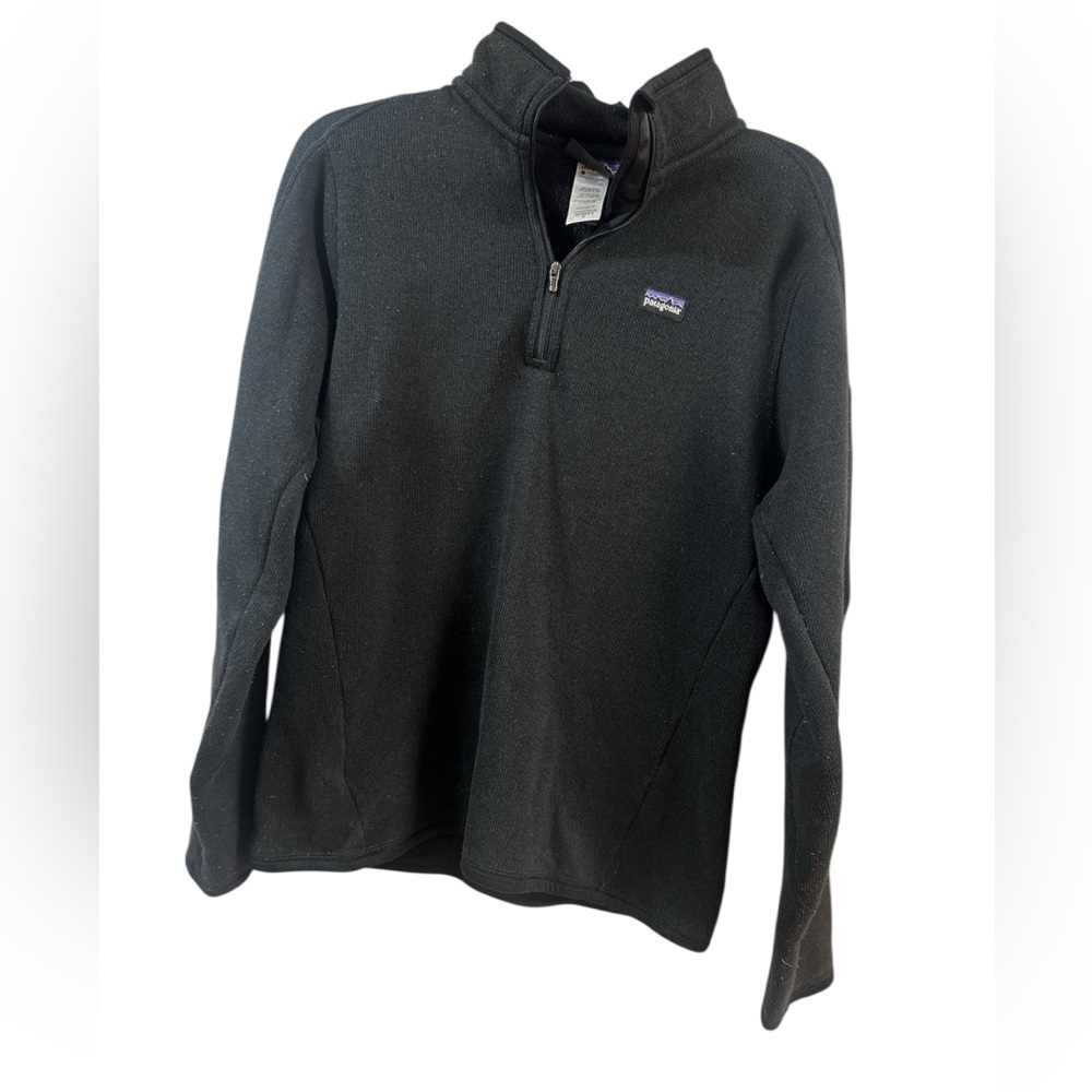 Patagonia Women’s Dark Gray Zip-Up Sweater